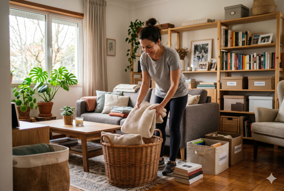 Descubra 7 hábitos simples para manter a casa organizada o ano todo