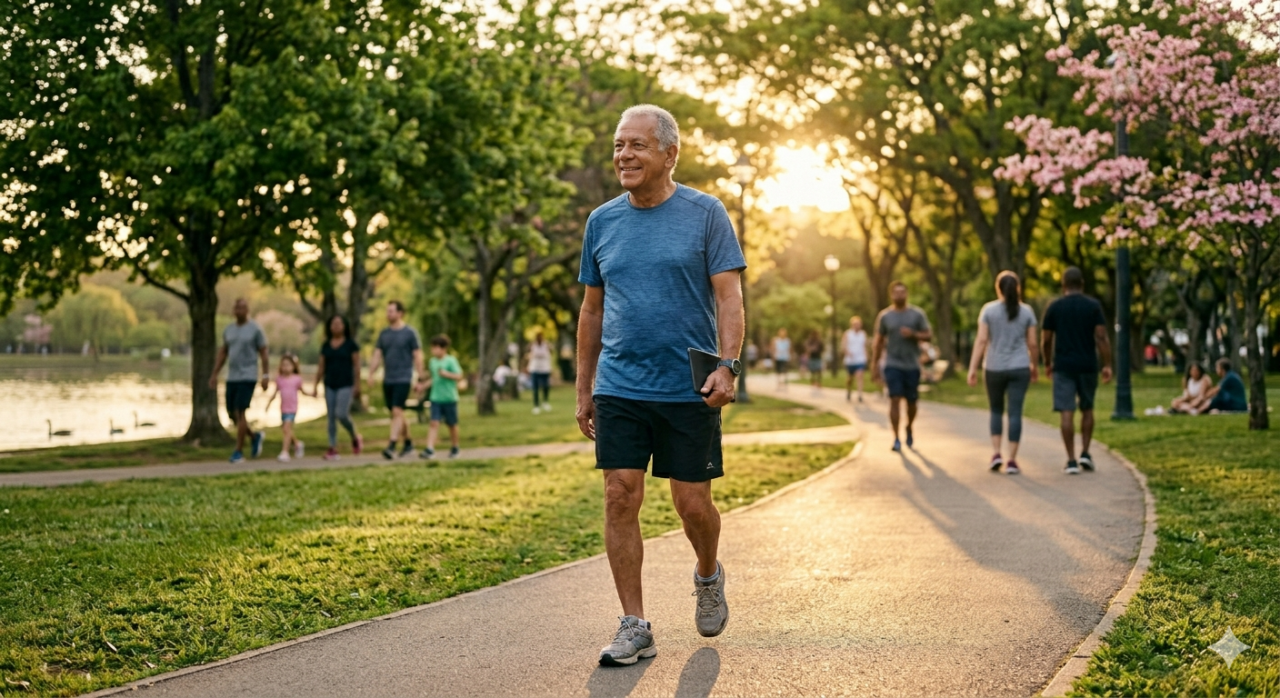 Exercício simples para equilíbrio em idosos acima de 60 anos