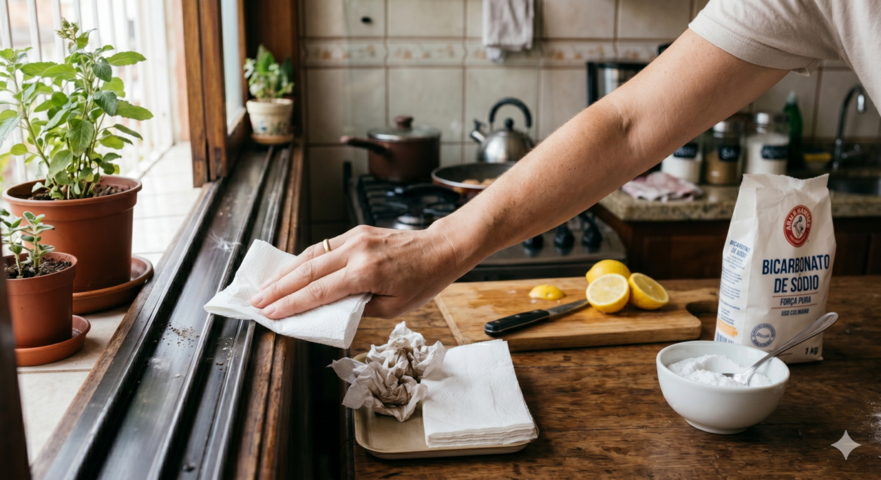 Como usar o bicarbonato de sódio para facilitar a limpeza de janelas