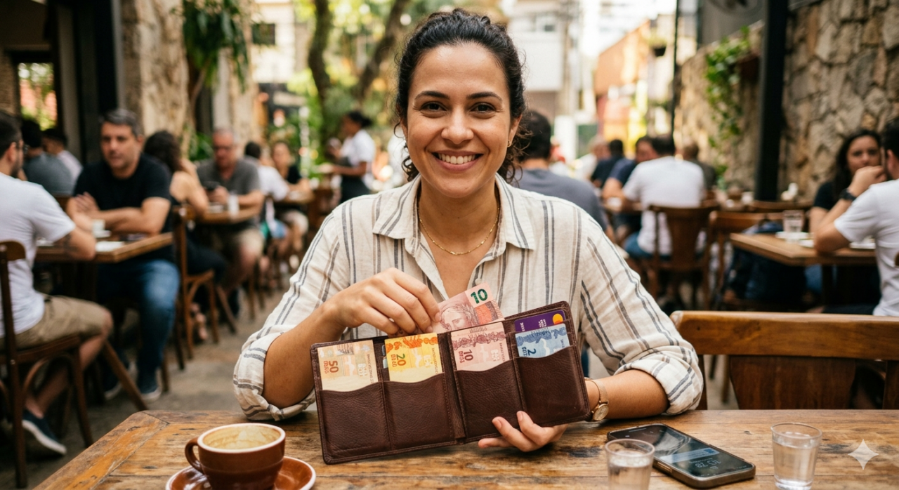 O que significa separar as notas da carteira pelo valor de acordo com a psicologia?