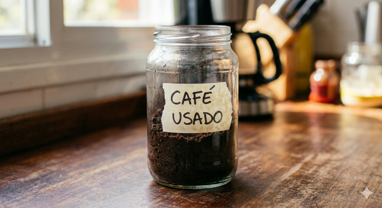 Benefícios de misturar café usado com bicarbonato de sódio