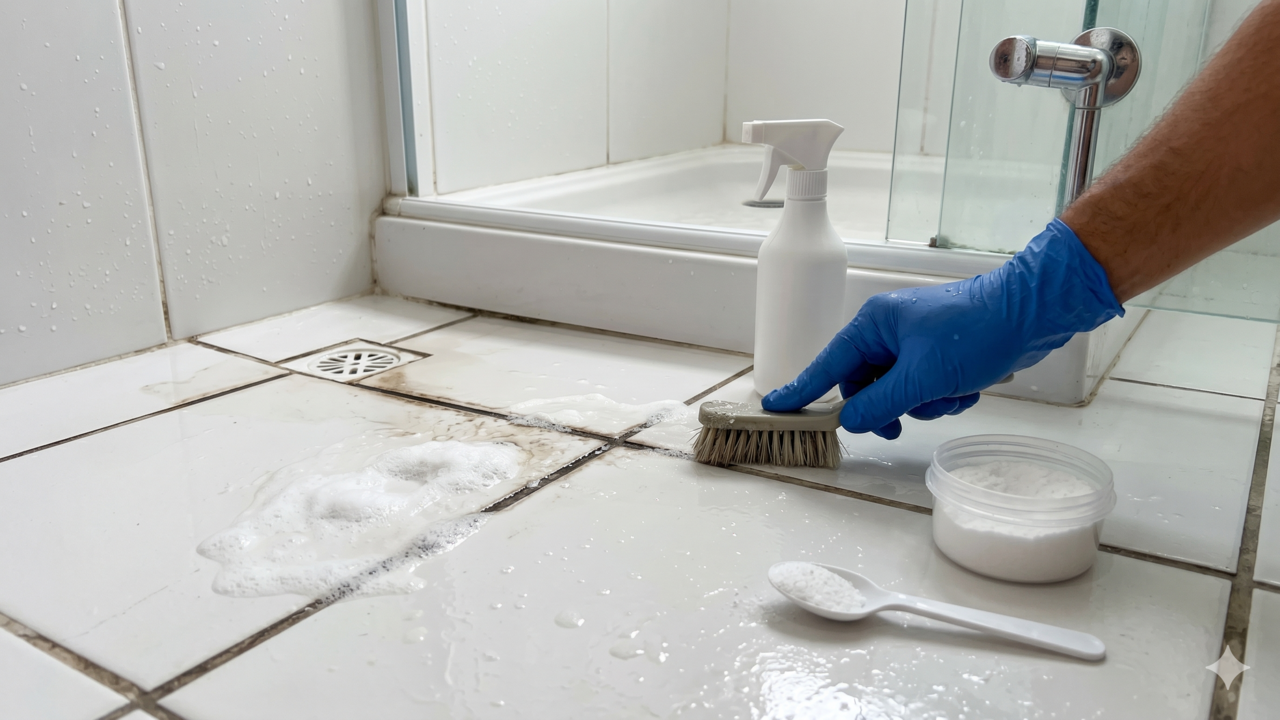 Seu banheiro merece a higiene profunda do oxigênio ativo. Saiba por que o percarbonato é o segredo para o luxo de rejuntes sempre brancos com economia hoje.