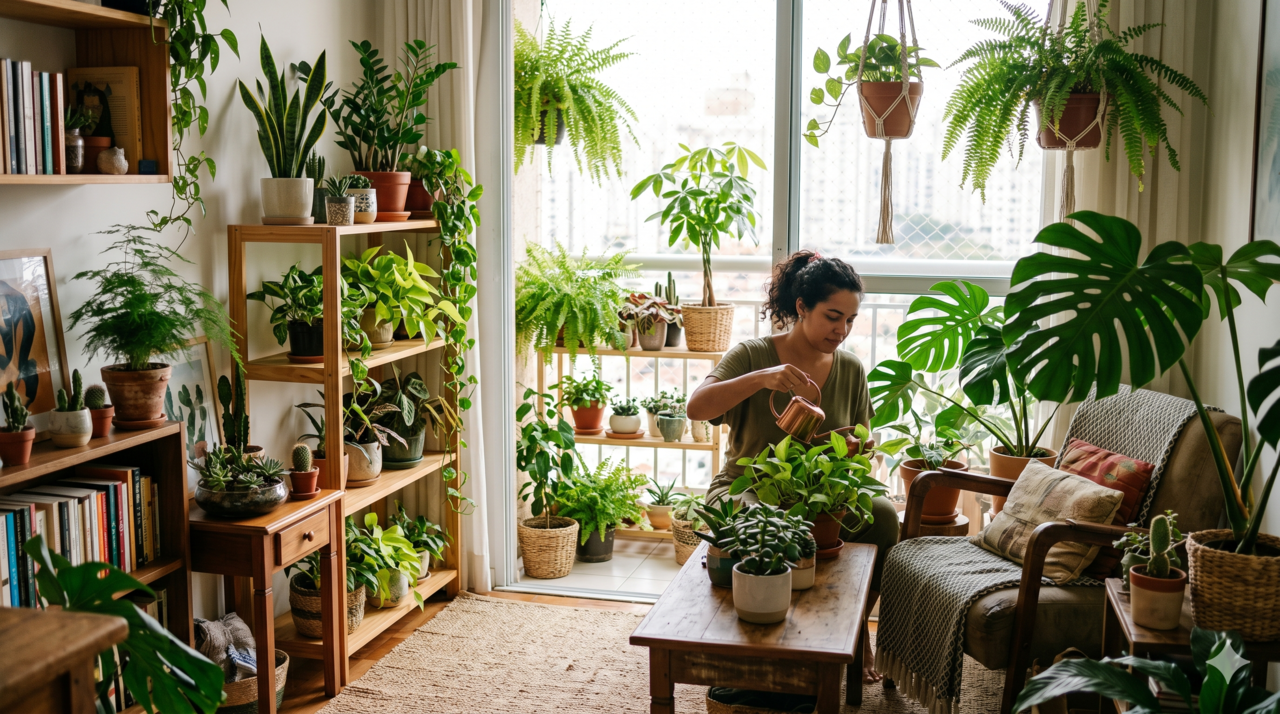 Usar plantas de interior pode transformar seu ambiente e sua rotina sem gastar muito. Veja por que essa ideia simples virou febre nas casas.