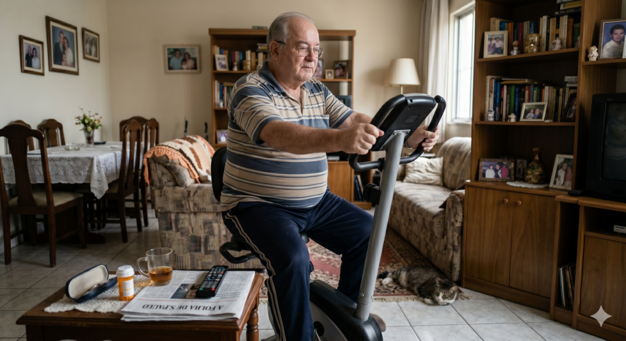 Exercício de balanço lateral: melhora o equilíbrio em idosos, fortalece a estabilidade e previne quedas com rotinas diárias simples.