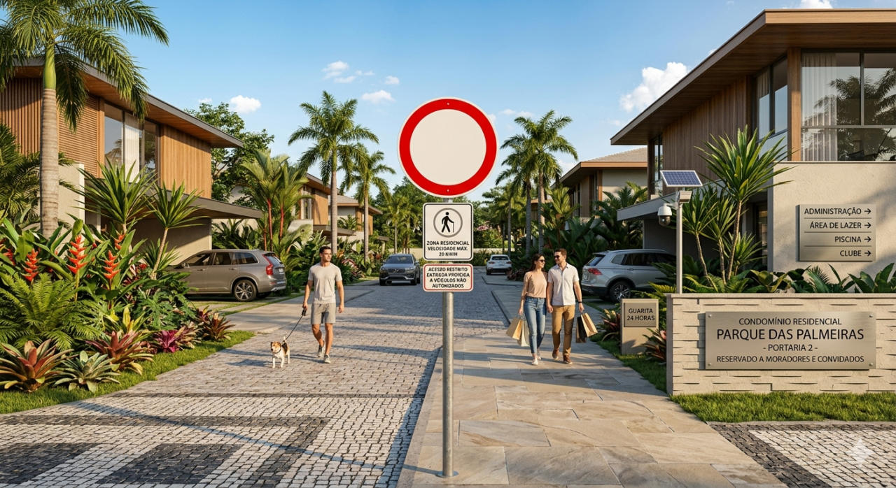 Placas de Regulamentação e Sinalização Viária