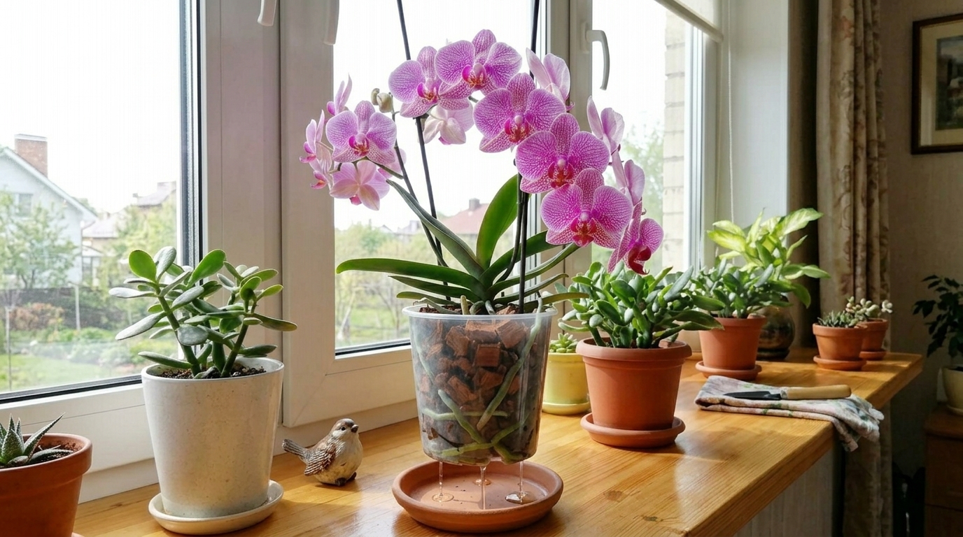 Utilizar substratos que mimetizam o ambiente natural evita o sufocamento radicular e previne o surgimento de fungos fatais.