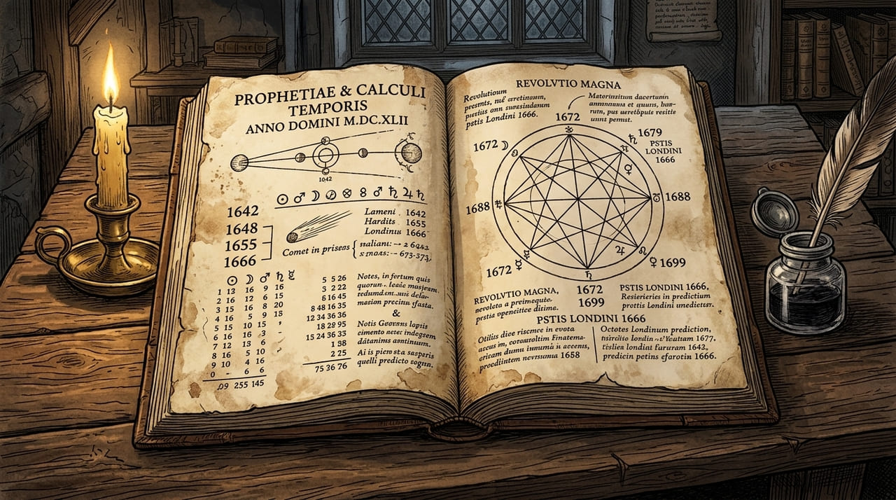 Manuscritos ocultos revelam cálculos que apontam o ano de 2060 como o marco de uma nova era.