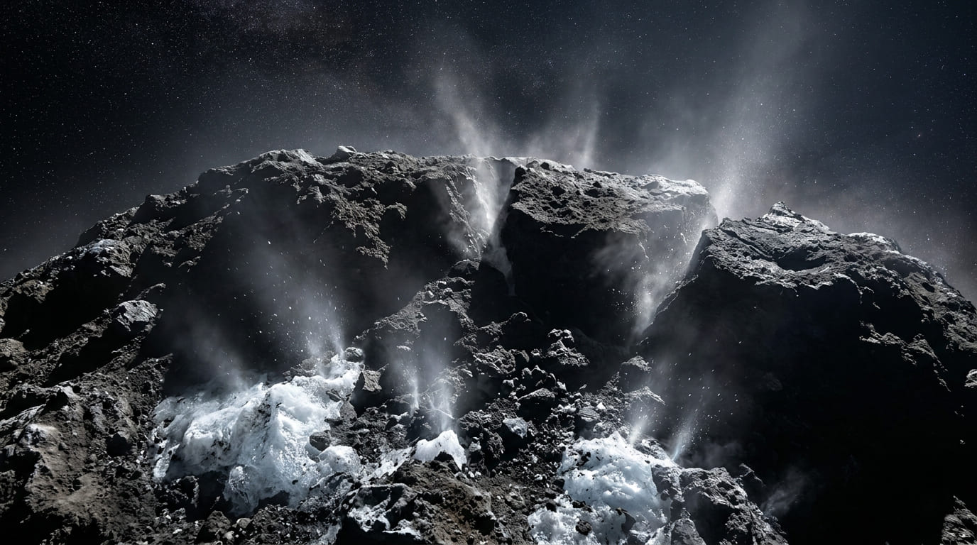 Com 2,6 km de extensão e natureza híbrida, o asteroide 3i Atlas intriga cientistas por sua expansão visual e composição que sugere origens externas ao nosso sistema solar.