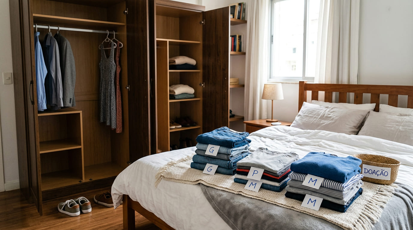 Manter um armário que respeita as formas atuais elimina a pressão estética e a ansiedade diária. Priorizar o conforto e a funcionalidade das roupas fortalece a confiança, garantindo que o closet seja um reflexo de autocuidado e não uma fonte de frustração.