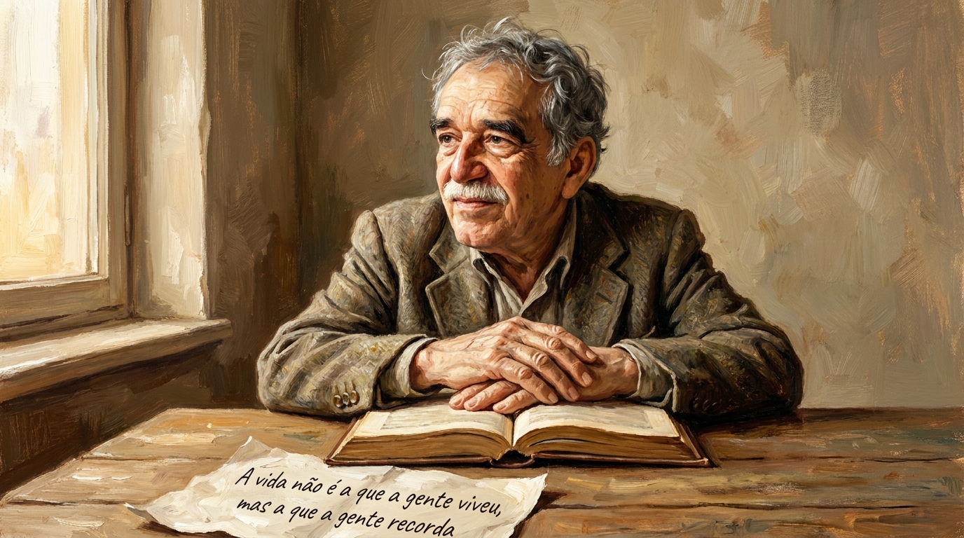 Para o autor a essência da existência não reside nos fatos ocorridos mas na forma como guardamos nossas lembranças.