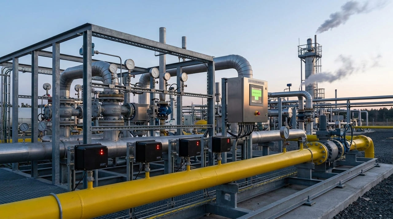 A tecnologia de queima mista permite que usinas de energia aproveitem a infraestrutura de gás existente enquanto migram para combustíveis sustentáveis.