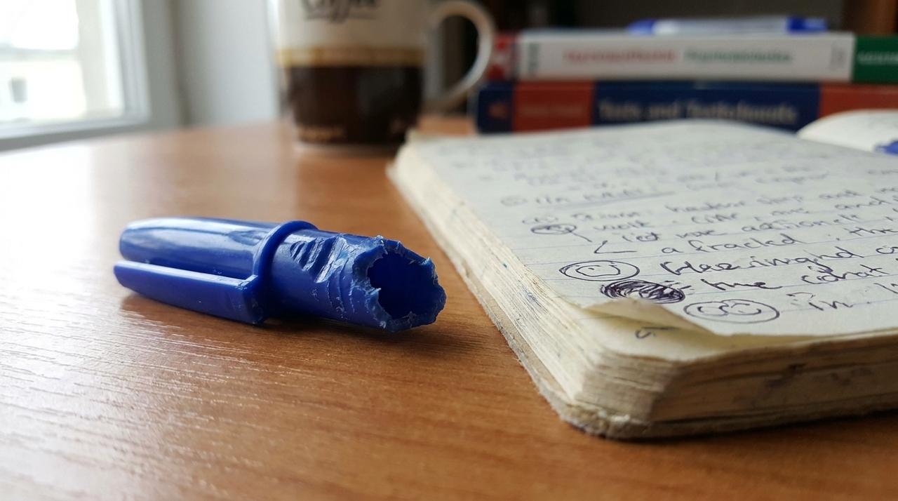 Essa ação repetitiva ajuda na canalização do estresse e na manutenção da concentração necessária para realizar tarefas mentalmente exigentes.