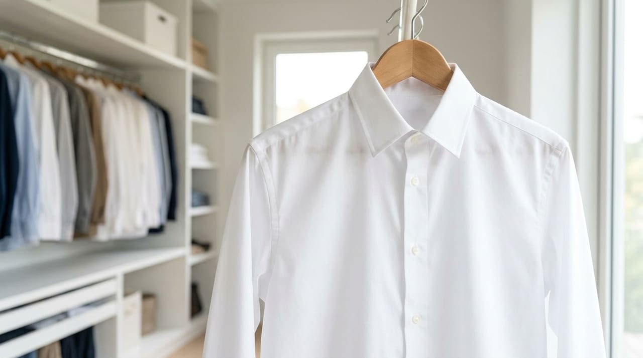 O tratamento prévio com soluções caseiras quebra as moléculas de resíduos e devolve a brancura original às fibras das peças sociais.