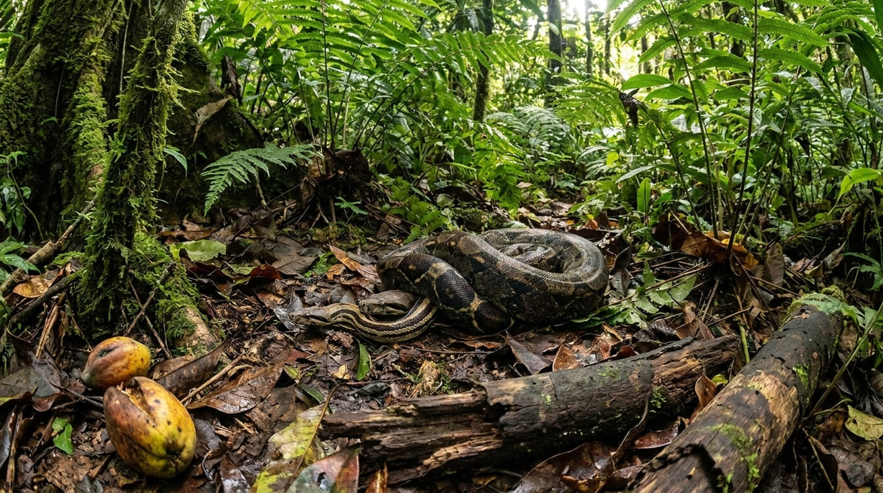O comportamento ofiofágico atua como um regulador natural que garante o equilíbrio populacional e a sobrevivência dos indivíduos mais aptos.