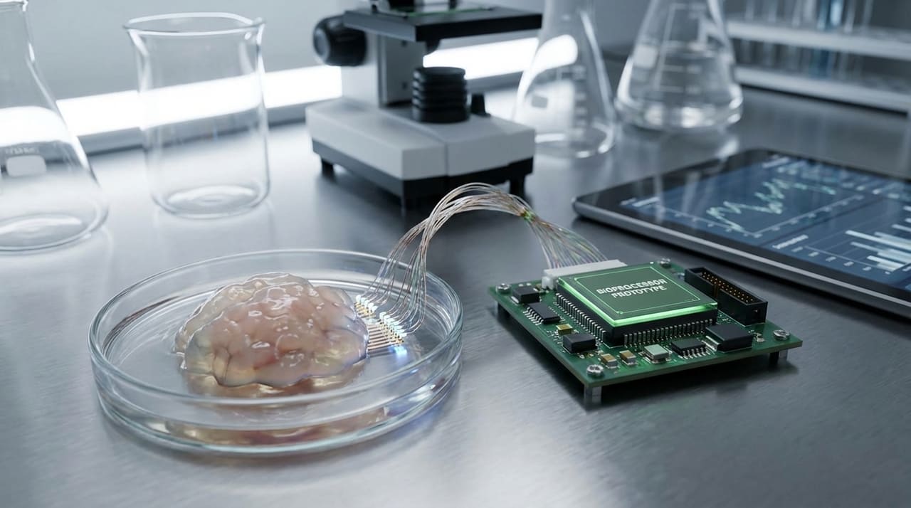 Sistemas híbridos utilizam a plasticidade de neurônios vivos para superar as limitações físicas e energéticas do hardware de silício tradicional.