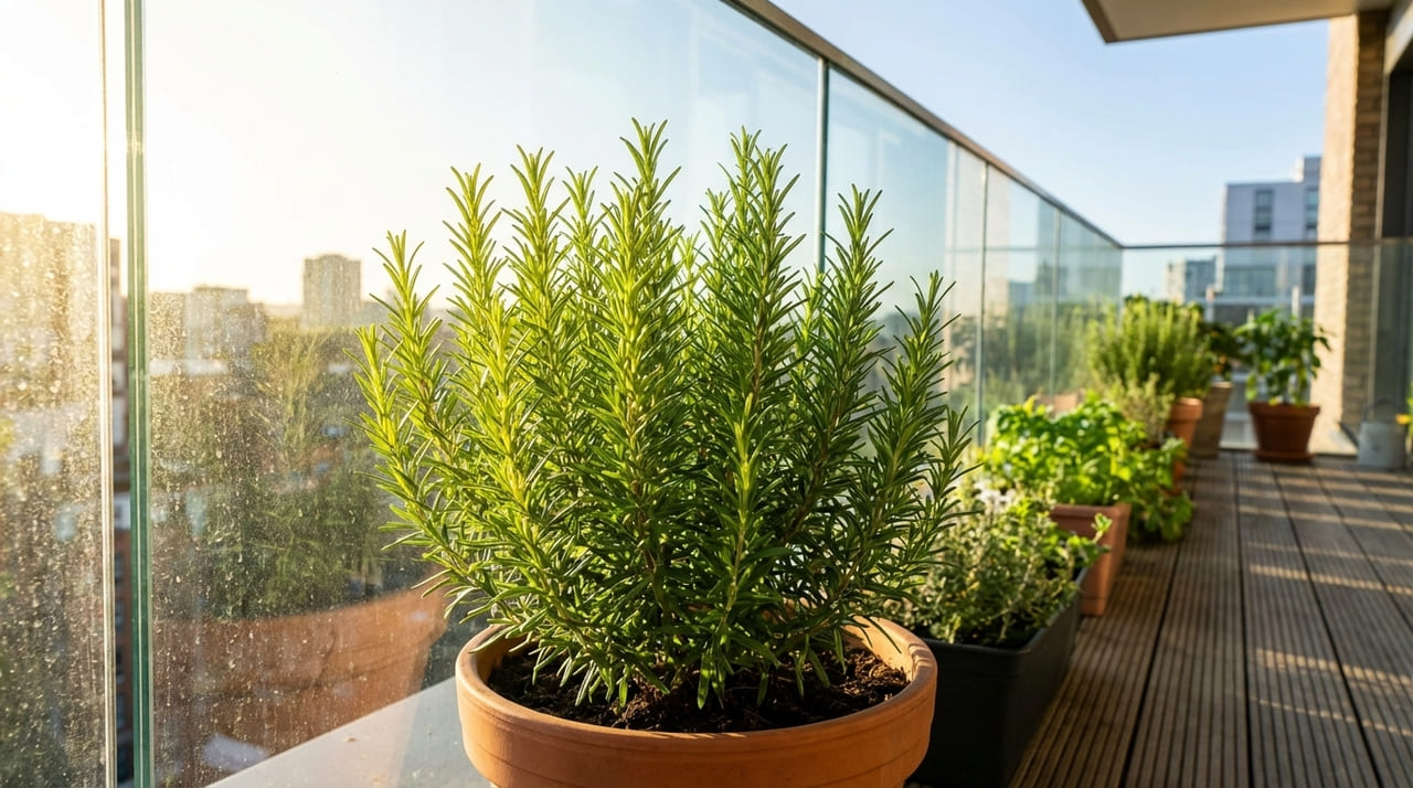 Evitar correntes de ar constantes é fundamental para impedir a desidratação severa e garantir a vitalidade das ervas aromáticas.