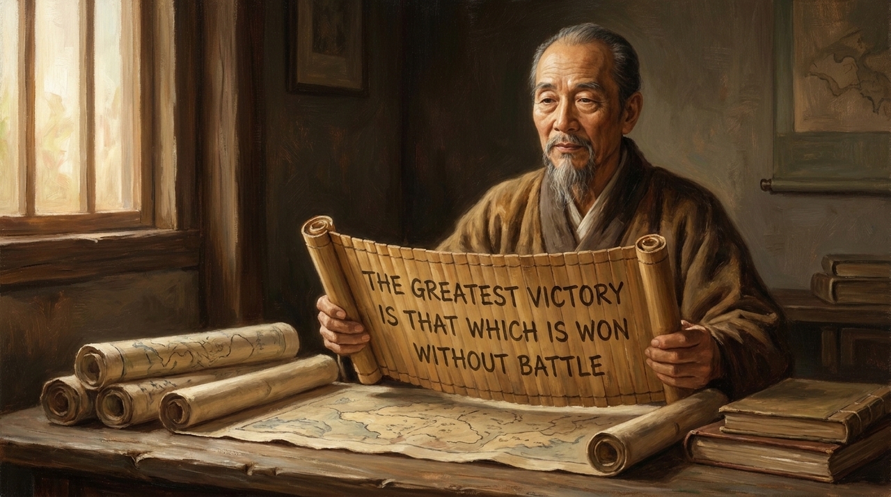 A excelência na liderança consiste em neutralizar resistências e alcançar objetivos sem a necessidade do confronto direto.