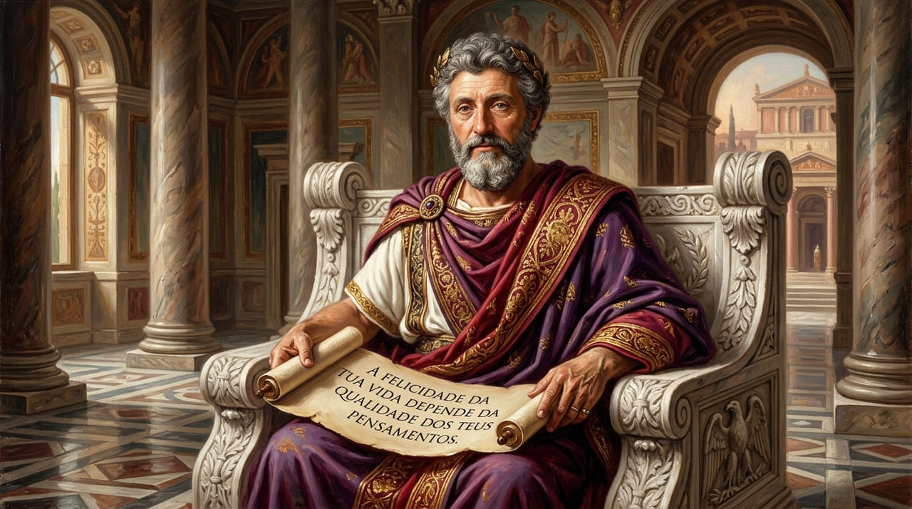 A qualidade da sua existência é moldada diretamente pela natureza dos seus pensamentos cotidianos.