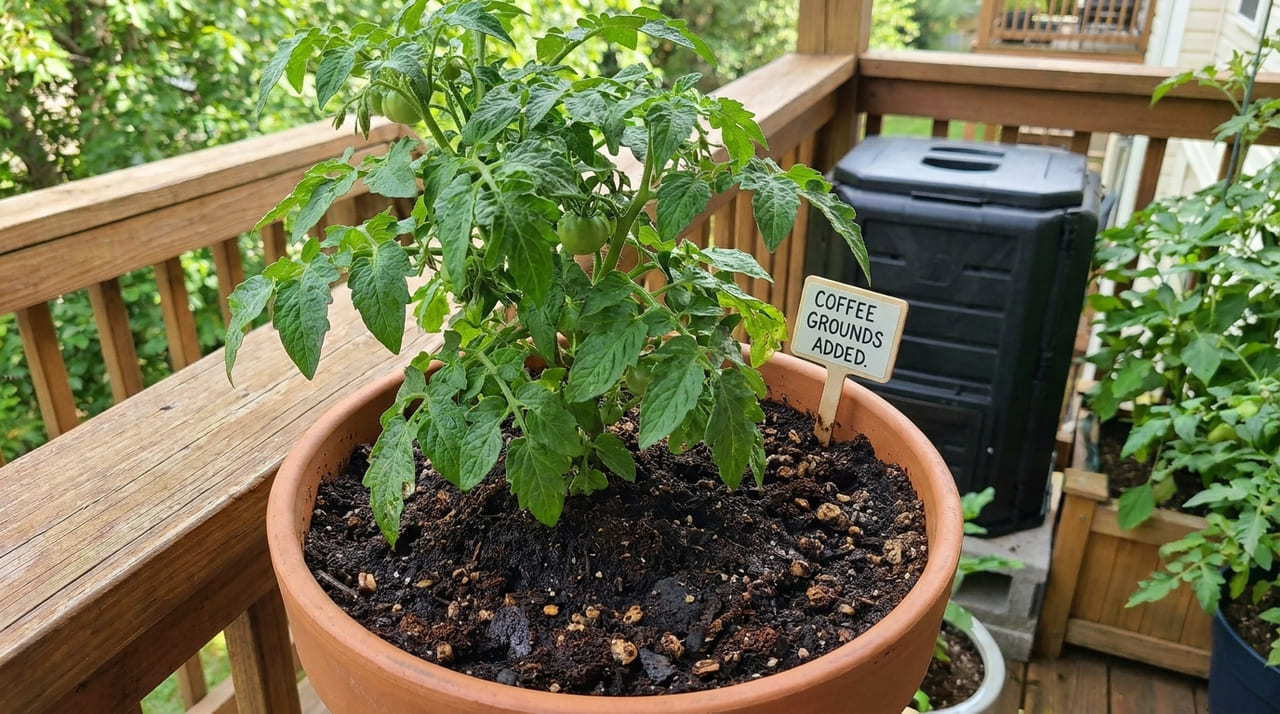 A borra de café mistura-se à gordura e obstrui tubulações, sendo ideal reaproveitá-la como nutriente natural para o jardim.