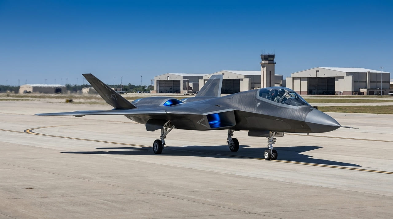 Com voo previsto para 2028, o F-47 integra inteligência artificial e design avançado para garantir soberania tecnológica.