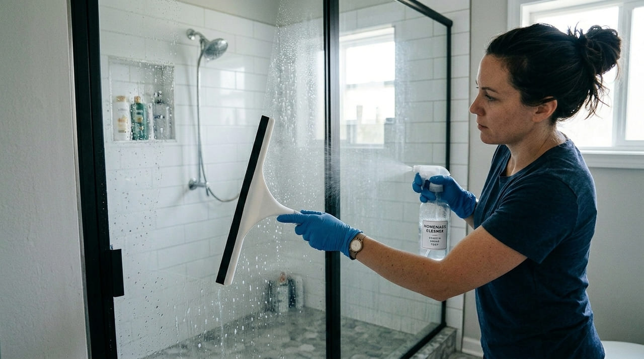 A combinação de agentes desengordurantes com a secagem imediata impede o acúmulo de gordura e minerais.
