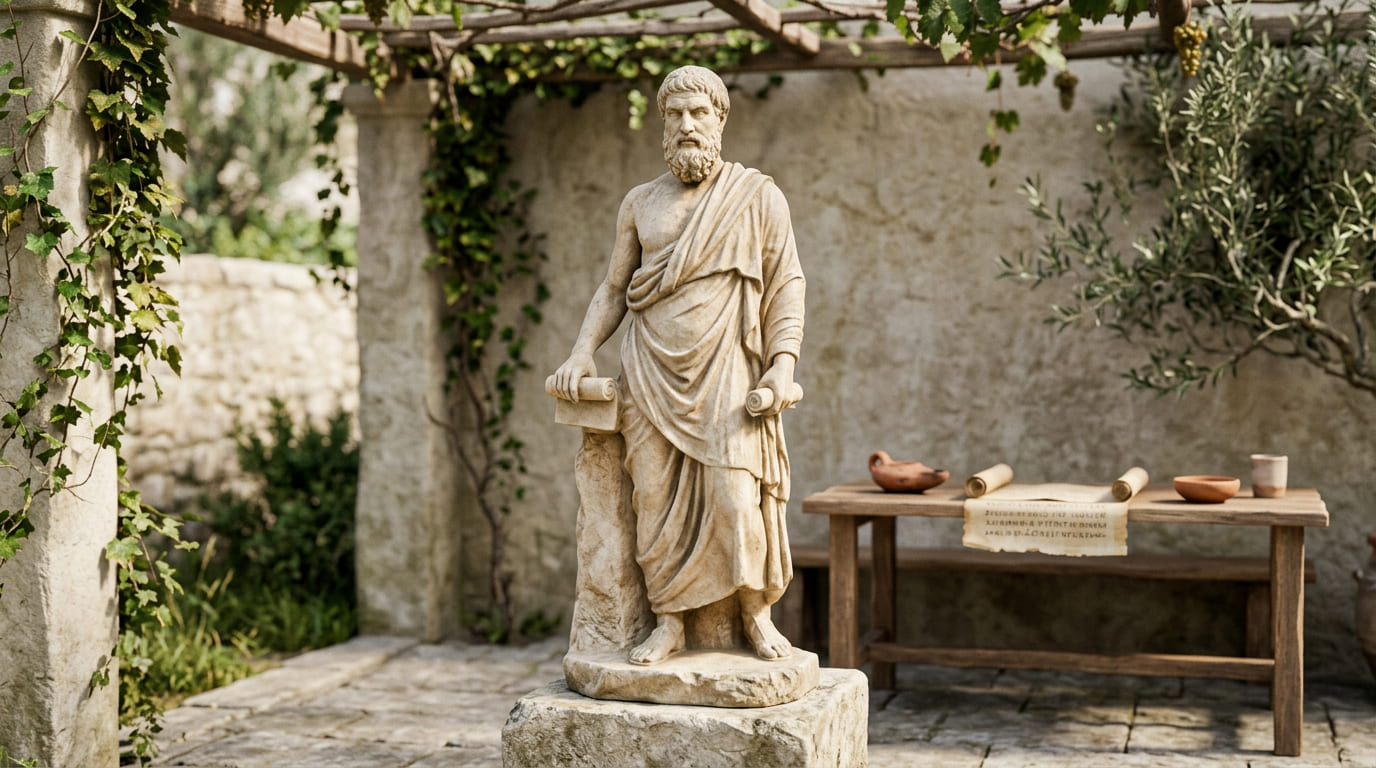 Epicuro, o cara que sabia curtir a vida com simplicidade: “A felicidade de verdade custa muito menos do que você imagina”