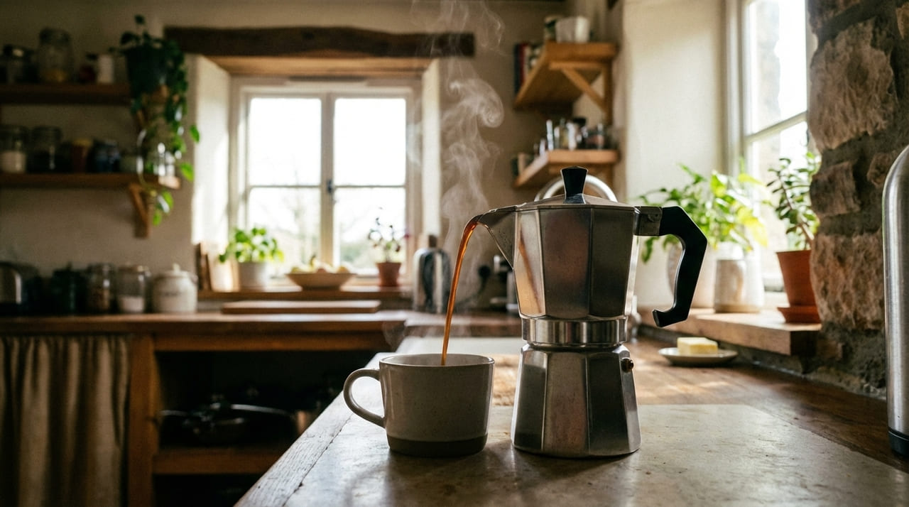 O controle térmico do metal e a estabilização da temperatura evitam o amargor excessivo e preservam os óleos essenciais do grão.