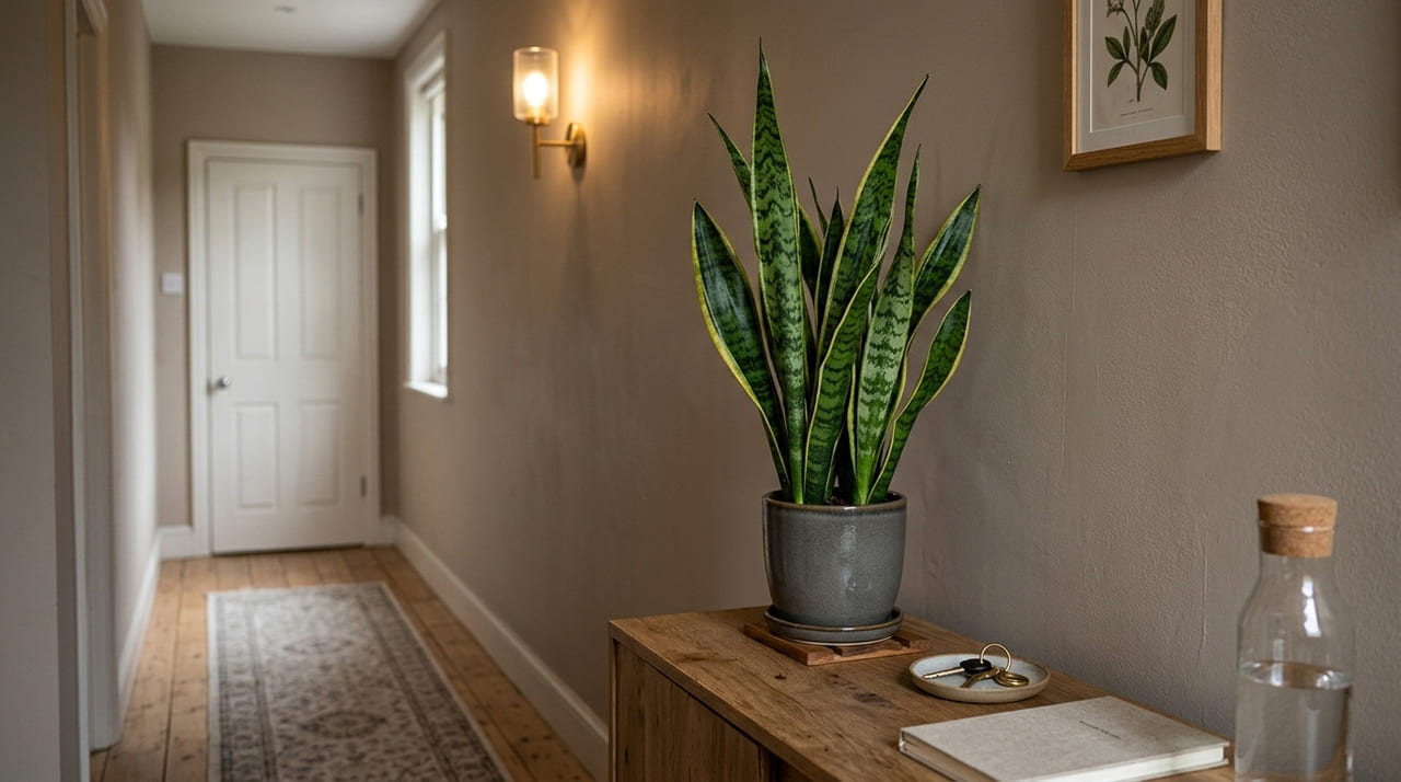 A espada-de-são-jorge que antes era só enfeite, hoje protege a entrada em casas modernas