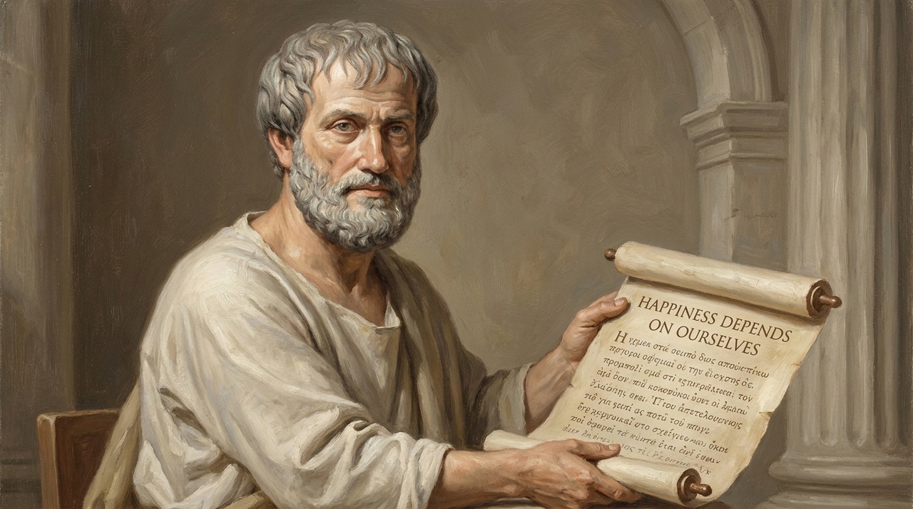 O alcance da plenitude reside na capacidade do indivíduo de cultivar suas próprias virtudes e escolhas.