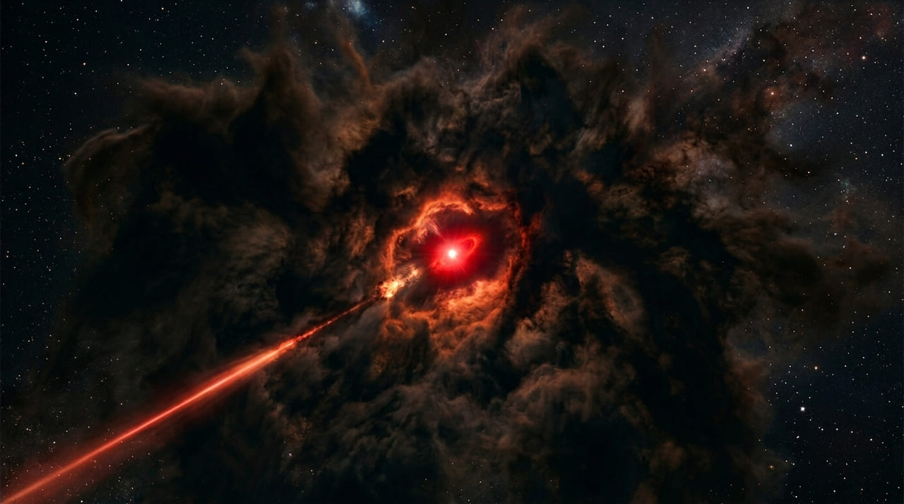 O Telescópio Espacial James Webb detectou manchas vermelhas estranhas no universo primitivo, e agora um estudo sugere que elas não eram galáxias, mas buracos negros jovens crescendo em ritmo acelerado