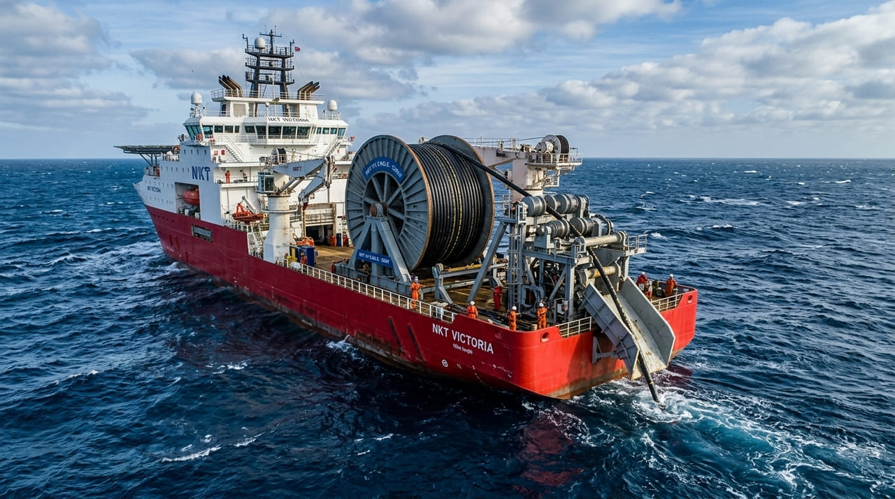 O projeto Dogger Bank utiliza tecnologia de ponta para converter a força dos ventos marítimos em recursos renováveis eficientes.