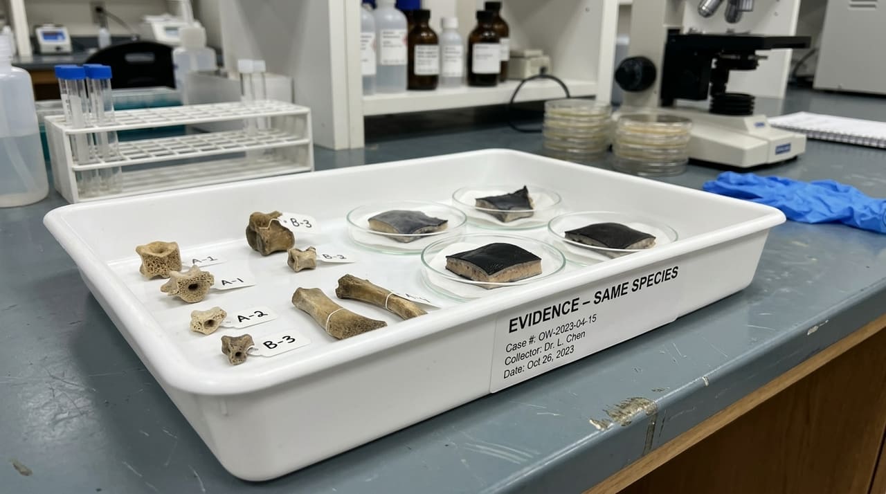 Pressões ambientais e a falta de presas tradicionais estão forçando gigantes do mar a adotarem comportamentos de predação interna.