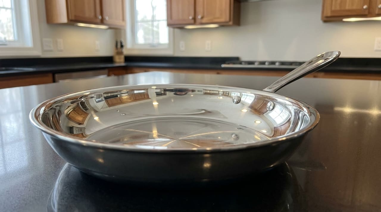 O uso de água morna e detergente neutro facilita a remoção de resíduos sem riscar a superfície dos utensílios.