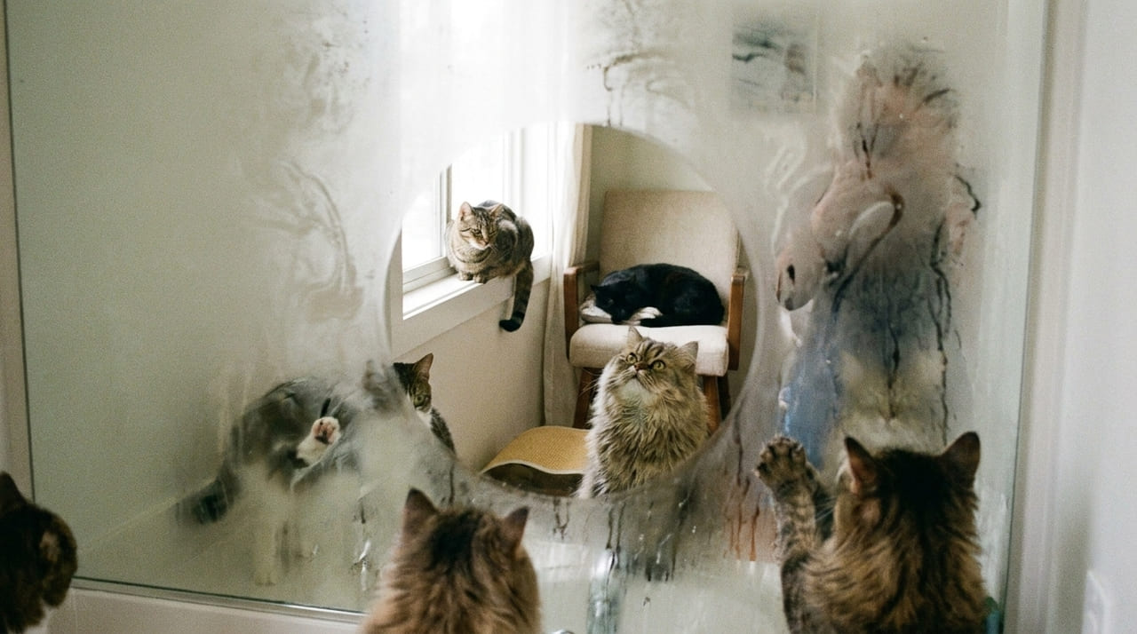 A pasta de dente cria uma película protetora que impede o embaçamento do vidro após o banho quente.