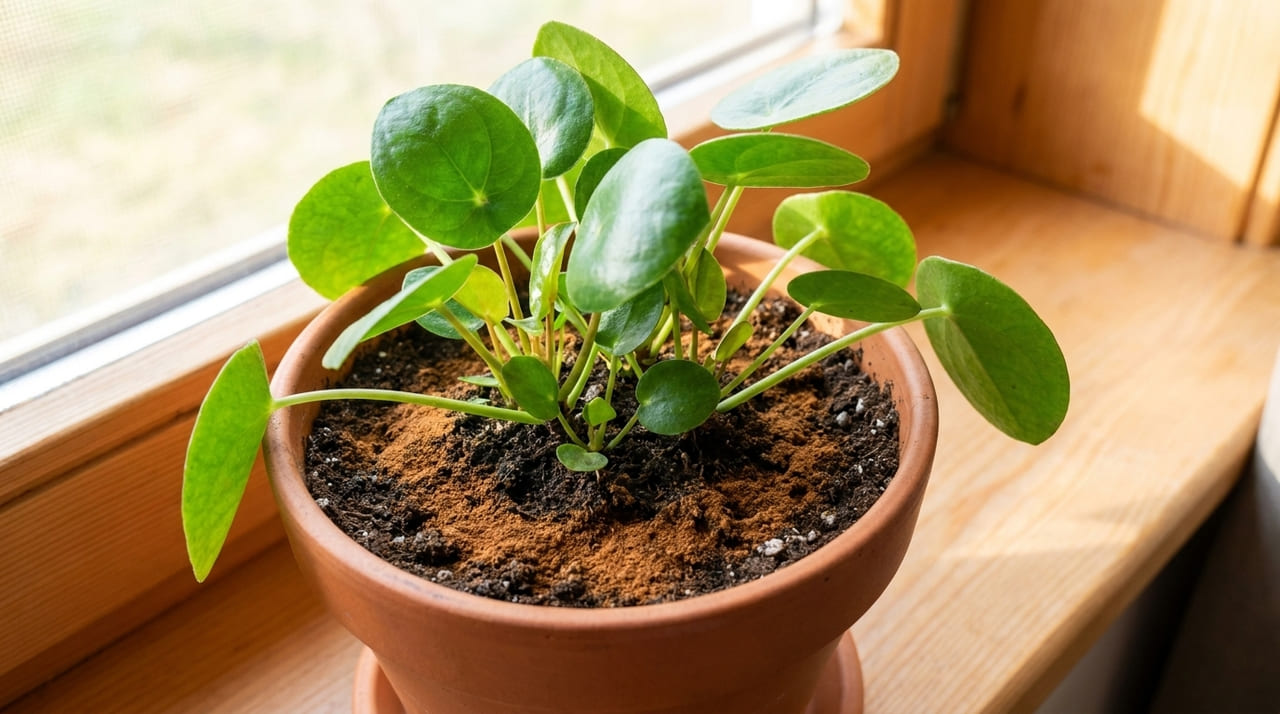 A canela em pó atua como um poderoso fungicida natural que protege as raízes e previne o surgimento de mofo no substrato.