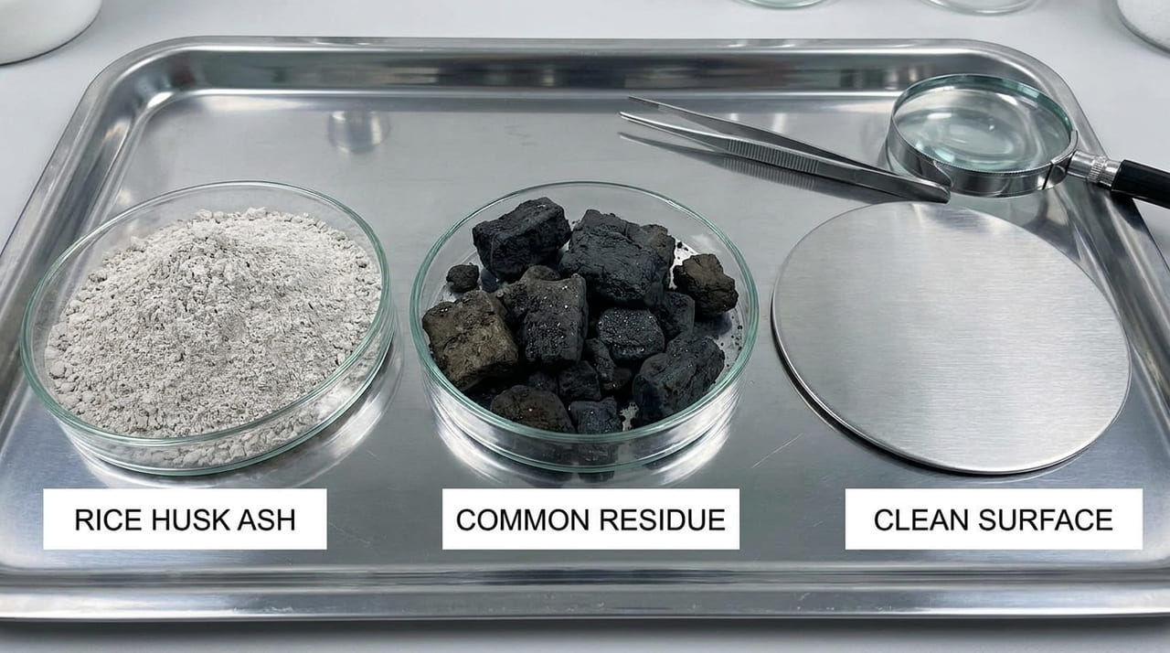 O uso de cascas de arroz e palmeira em altas temperaturas evita a formação de cinzas sólidas e otimiza caldeiras industriais.