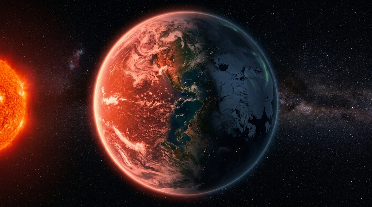 A estabilidade das estrelas anãs vermelhas permite que planetas mantenham condições térmicas favoráveis para água líquida por bilhões de anos.