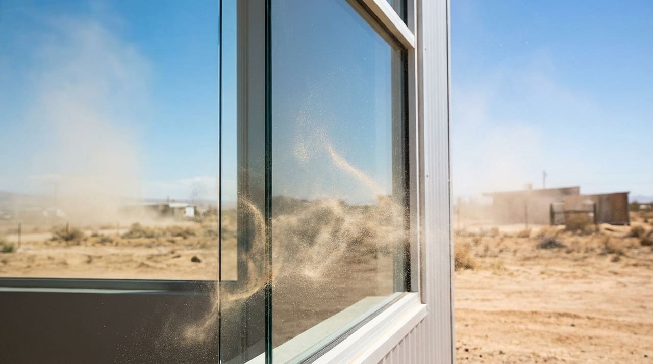 O uso de agentes catiônicos neutraliza a eletricidade estática e cria uma barreira protetora que mantém as janelas limpas por mais tempo.