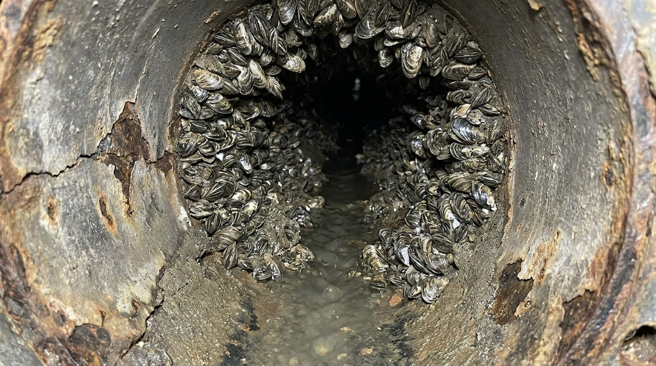 O governo da Califórnia oferece recompensa financeira por métodos inovadores que protejam as represas e tubulações da infestação de mexilhões.