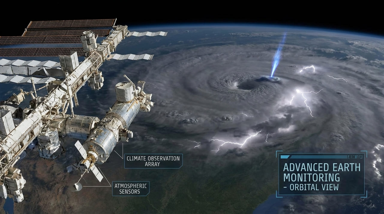 O estudo de jatos azuis e anéis de luz a partir do espaço permite proteger infraestruturas críticas contra os impactos de tempestades severas.