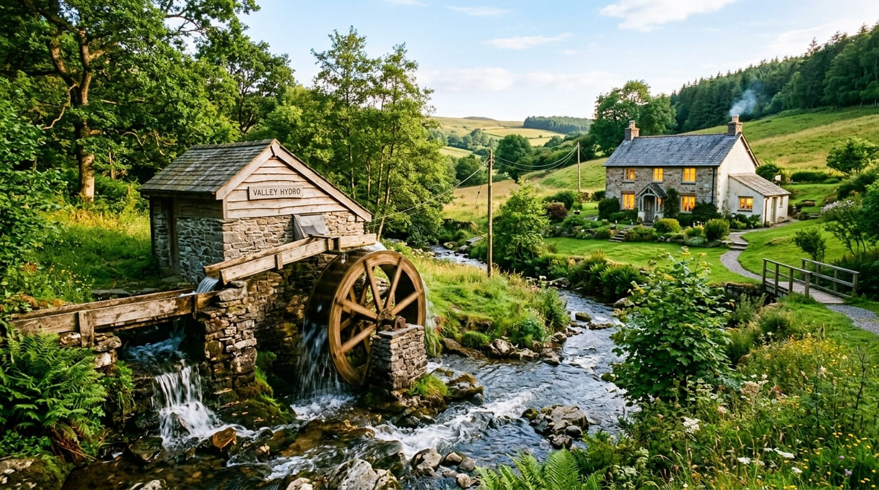 Um engenheiro aposentado se cansa de pagar eletricidade e constrói sua própria usina hidrelétrica para abastecer sua casa com energia
