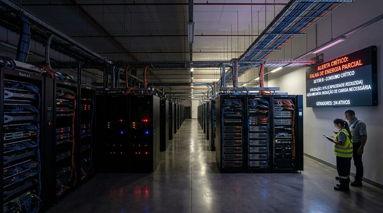 A demanda por processamento de dados e inteligência artificial pode sobrecarregar as redes elétricas mundiais até o ano de 2026.