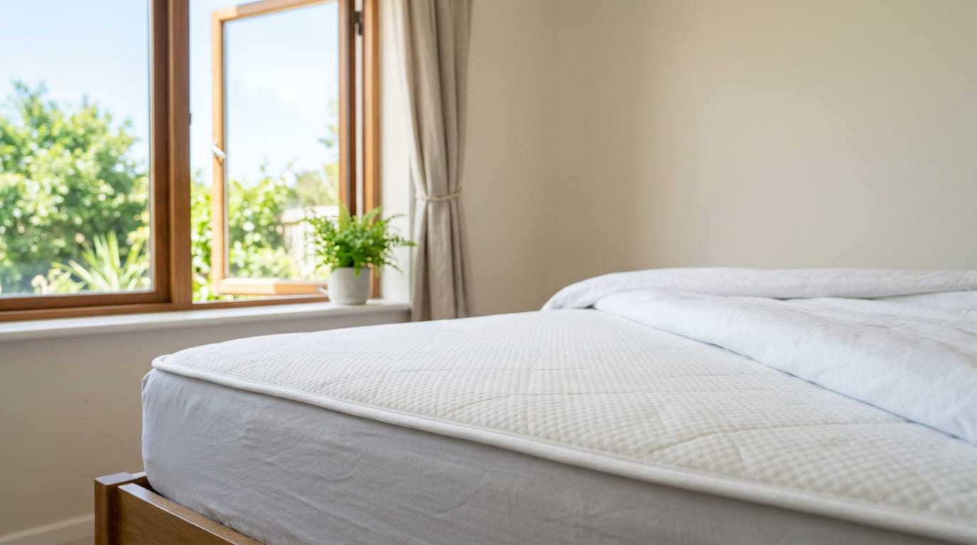 A técnica de ventilação nórdica elimina o calor residual e neutraliza a umidade presa nas tramas dos tecidos. Adotar o hábito de deixar os lençóis abertos renova o oxigênio e preserva a integridade dos materiais de descanso.