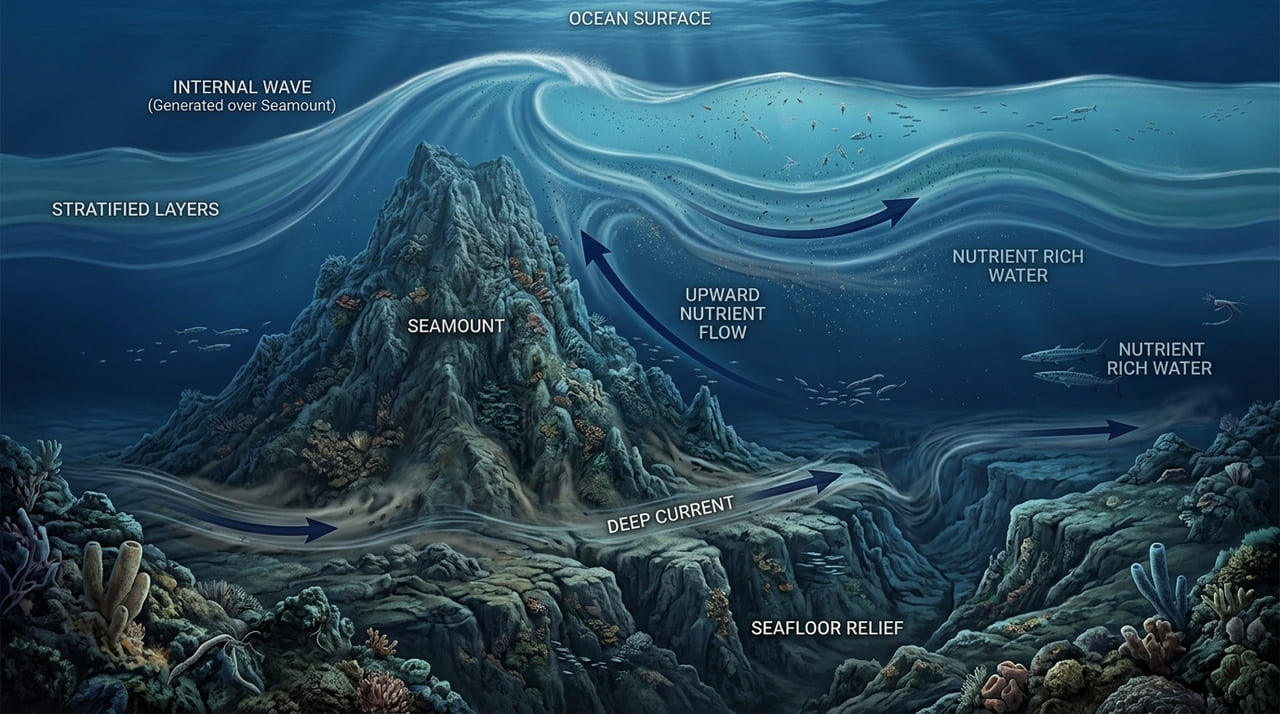 O mapeamento de variações na superfície revela o impacto da topografia submarina na regulação térmica global.