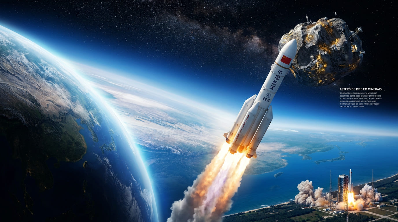 A China estabeleceu a meta de “dominar” o Sistema Solar até o ano 2100, e o mais surpreendente é que isso começará já em 2026-2030 com operações de mineração próximas à Terra