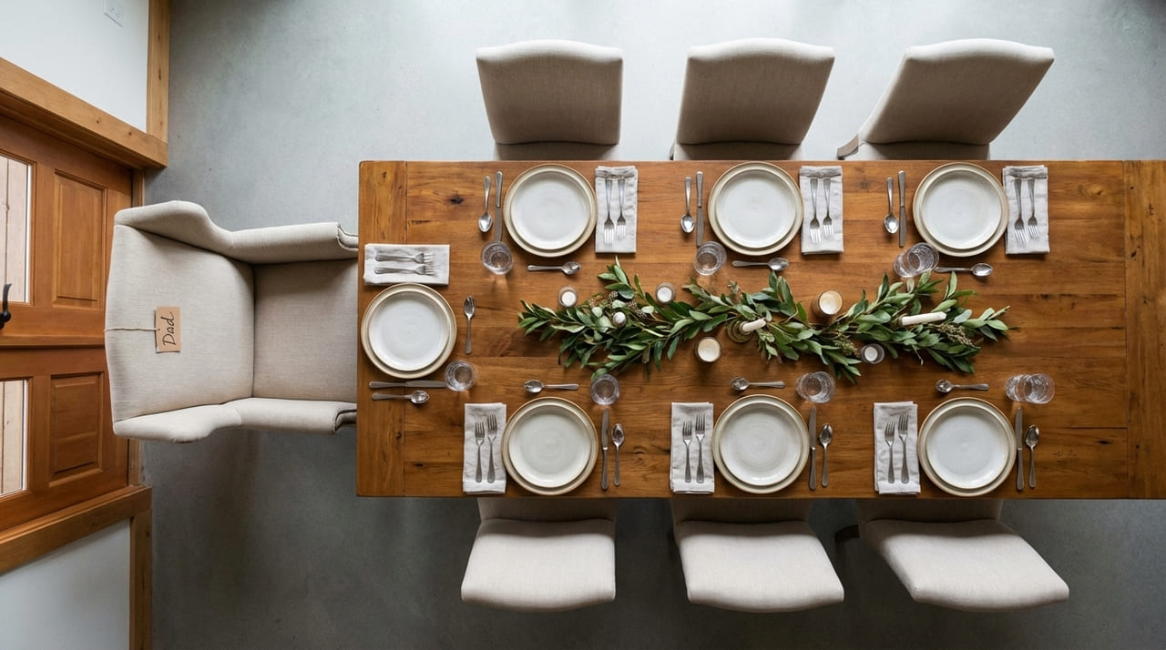 A repetição do mesmo assento revela uma busca profunda por segurança emocional e previsibilidade dentro do ambiente doméstico.