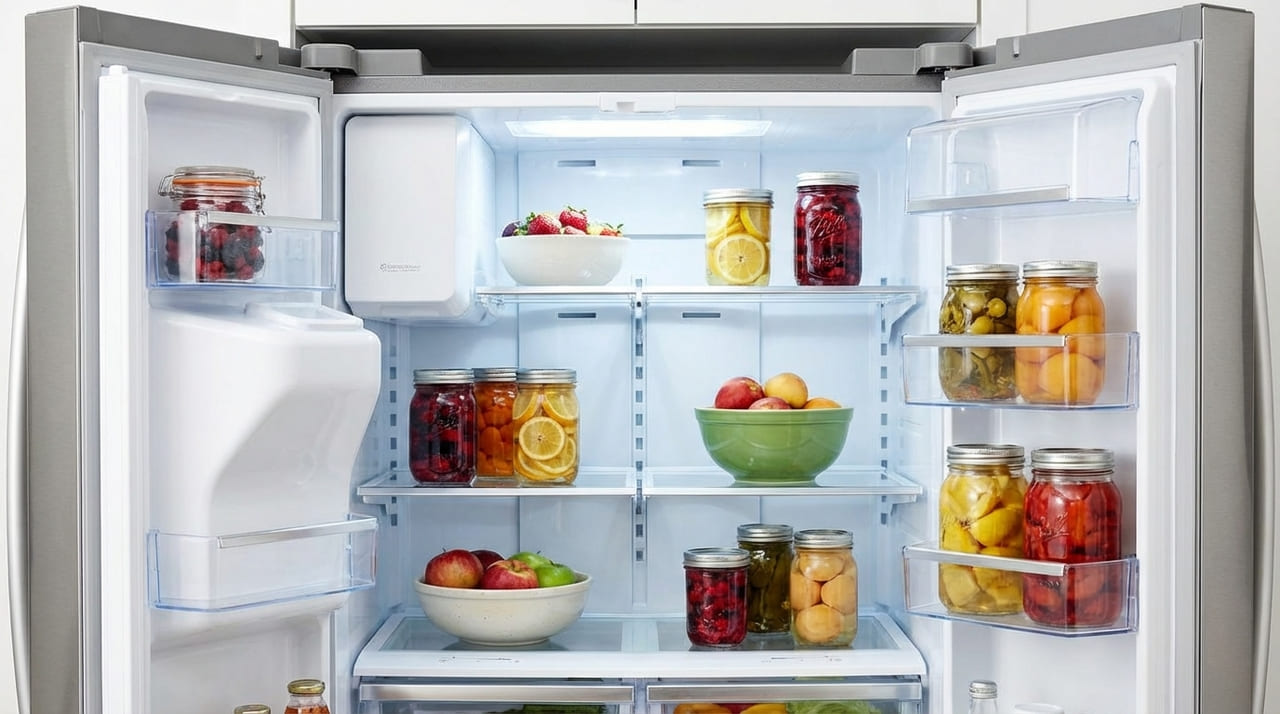 O acúmulo de resíduos no dreno de degelo e na vedação da porta compromete a pureza do ar e a conservação dos alimentos.