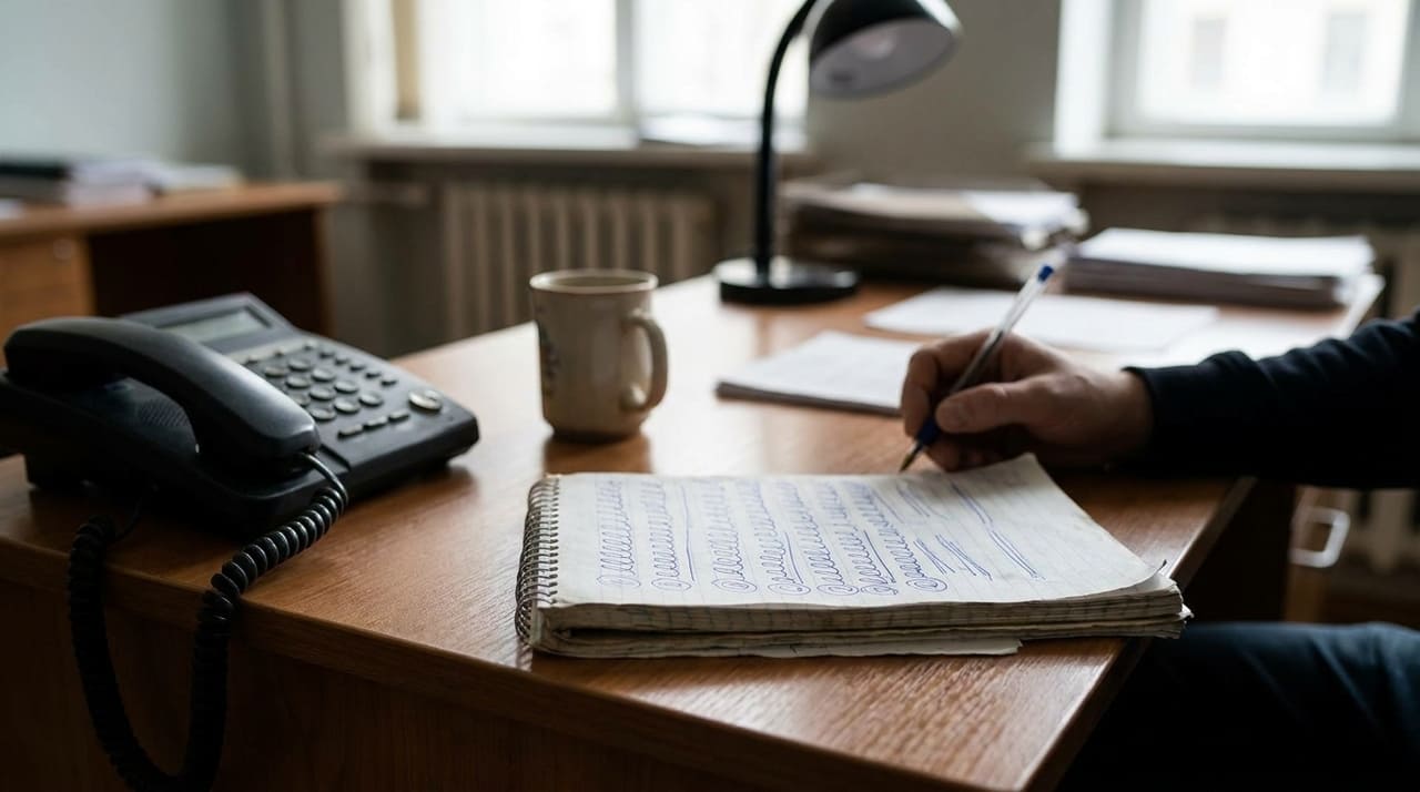 Rabiscar durante uma chamada é uma forma do inconsciente processar tensões e manter o foco através de uma descarga motora repetitiva.