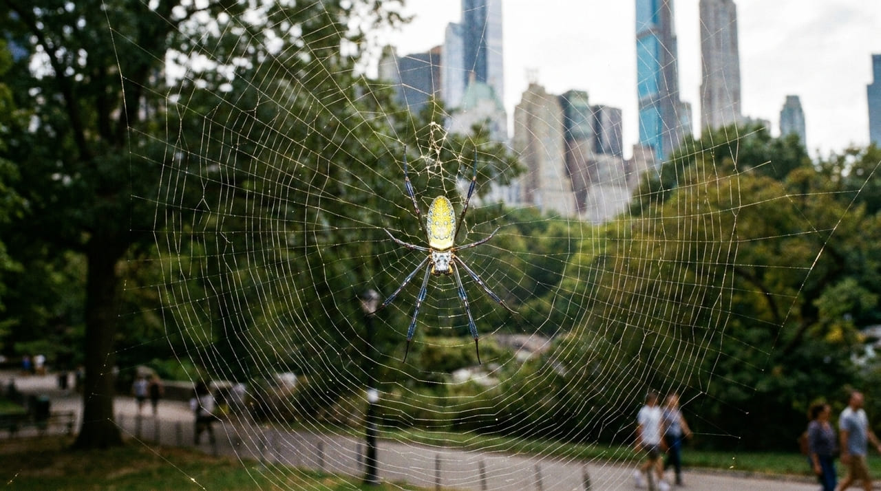 Uma aranha gigante e invasora já está se movendo por um dos parques mais famosos dos Estados Unidos