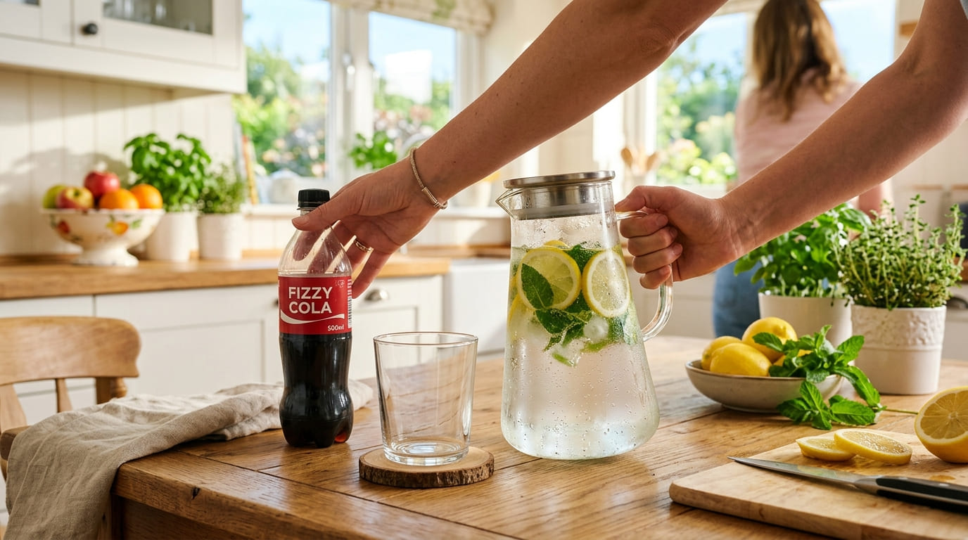 Como parar de beber refrigerante: Ajuste comportamental gradual
